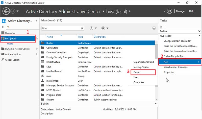 Active Directory Administrative Center