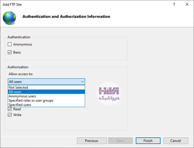 ftp server 2022