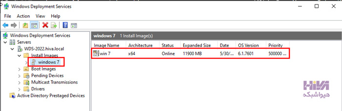 فایل install.wim در سرویس wds