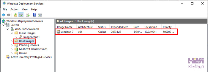 فایل boot.wim در سرویس wds