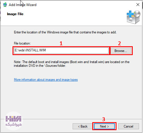 فایل install.wim در سرویس wds