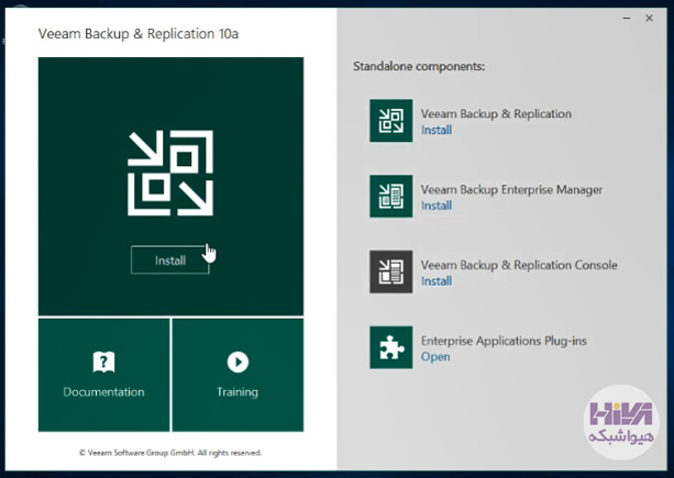 نصب Veeam Backup