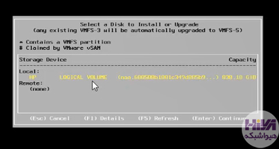 نصب ESXi 7.0.3v