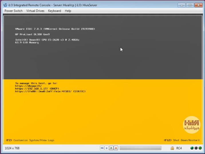 نصب ESXi 7.0.3v