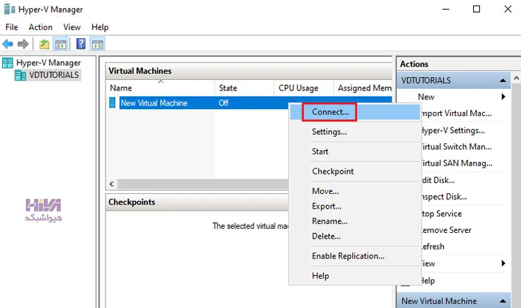 نصب Hyper-V