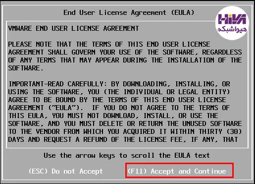 نصب ESXi6.5