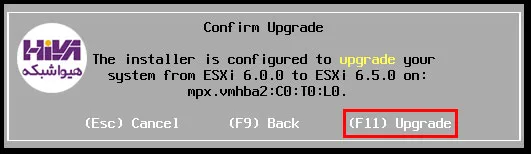 ارتقا ESXi6 به ESXi6.5