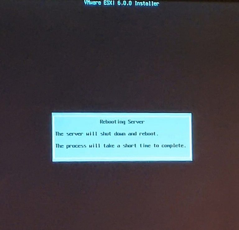 نصب ESXi