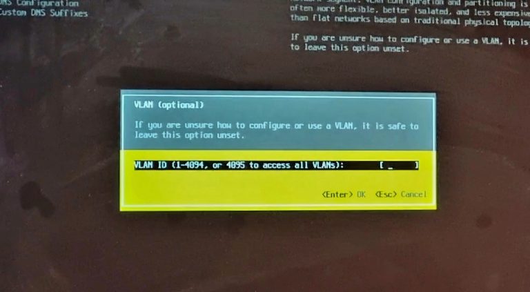 پیکربندی ESXi