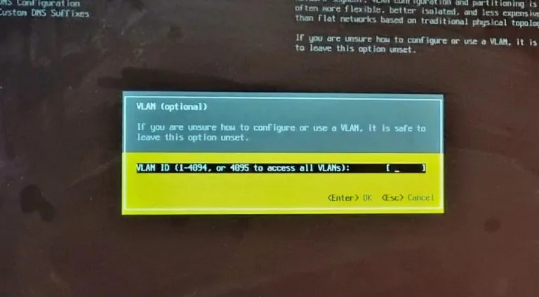 پیکربندی ESXi