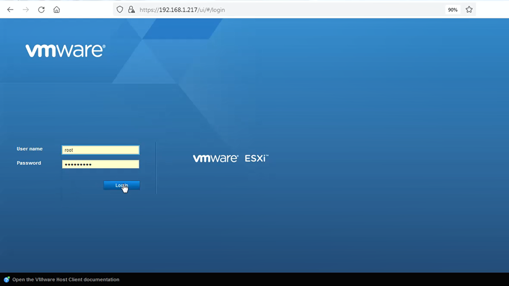 ایجاد ماشین مجازی در ESXi
