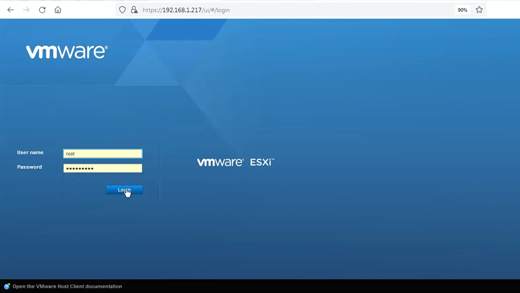ایجاد ماشین مجازی در ESXi